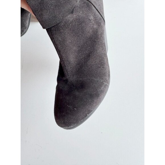 RAG & BONE Newbury Black Suede Leather Block Heel Ankle Boots, Size 37.5 - Picture 6 of 16